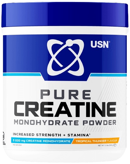 USN (Ultimate Sports Nutrition) USN Pure Creatine Monohydrate 500 g - červený ovocný punč