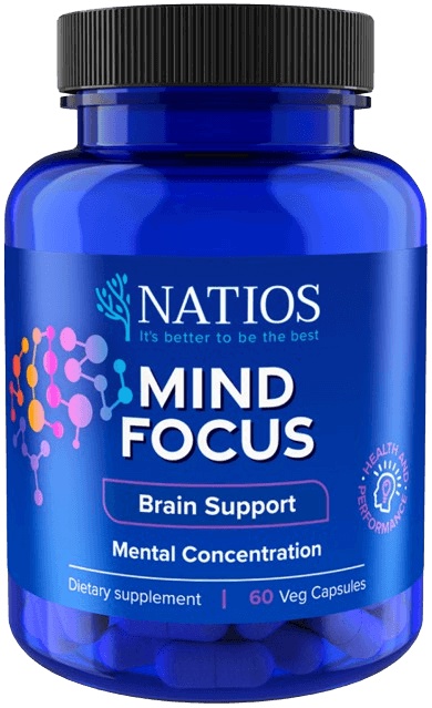 Levně NATIOS Mind Focus 60 veganských kapslí