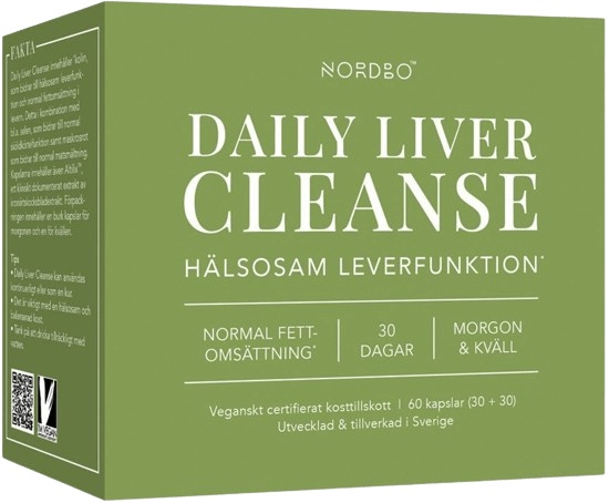 Nordbo Daily Liver Cleanse 60 kapslí