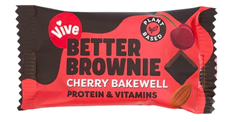 Levně Vive Better Brownies 35 g - třešeň PROŠLÉ DMT 19.3.2024