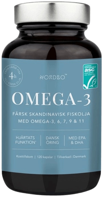 Levně Nordbo Scandinavian Omega-3 Trout Oil 120 kapslí