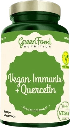 Levně GreenFood Vegan Immunix + Quercetin 60 kapslí