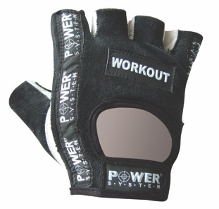 Levně Power System rukavice WORKOUT černé - S