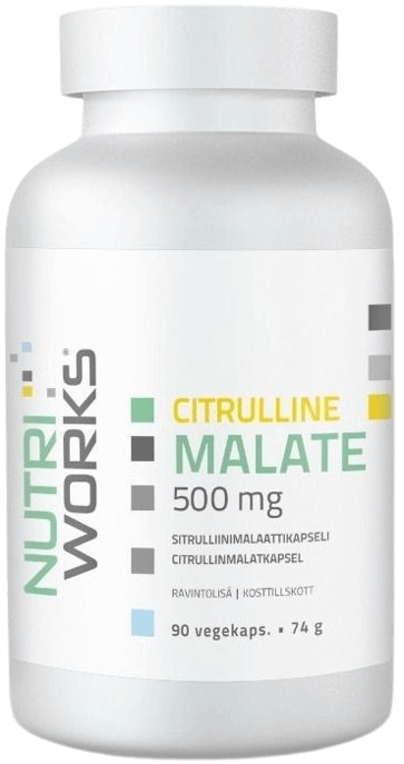 Levně NutriWorks Citrulline Malate 500mg 90 kapslí
