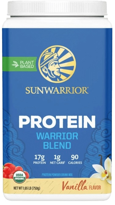 Sunwarrior Protein Warrior Blend 750g - Čokoládové arašídové máslo