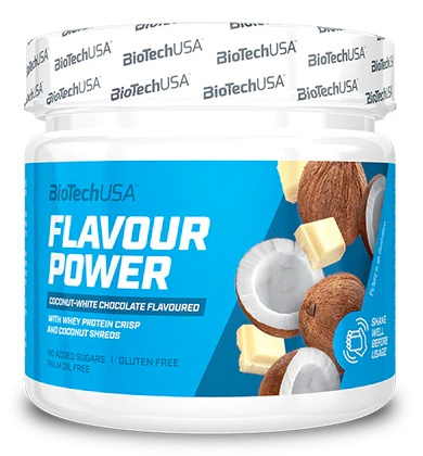 Levně Biotech USA BiotechUSA Flavour Power 160 g - kokos/bílá čokoláda PROŠLÉ DMT 7.1.2024