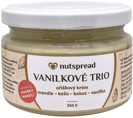 Levně Nutspread Vanilkové Trio 250 g
