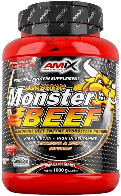 Amix Nutrition Amix Anabolic Monster Beef 90 Protein 1000 g - vanilka/limetka