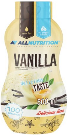 Levně All Nutrition AllNutrition Sweet Sauce 500 ml - vanilka VÝPRODEJ 5.2023