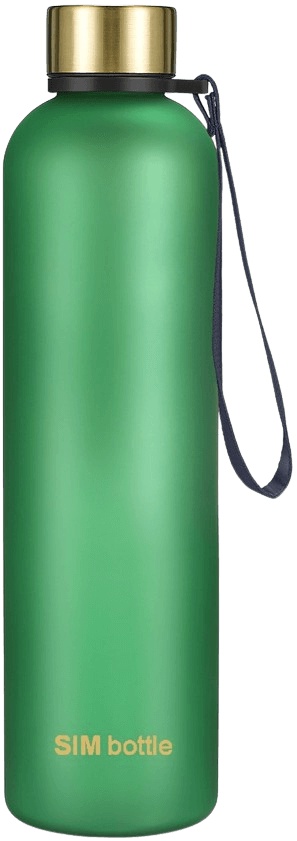 Levně SIM bottle Tritanová láhev 1000 ml - zelená