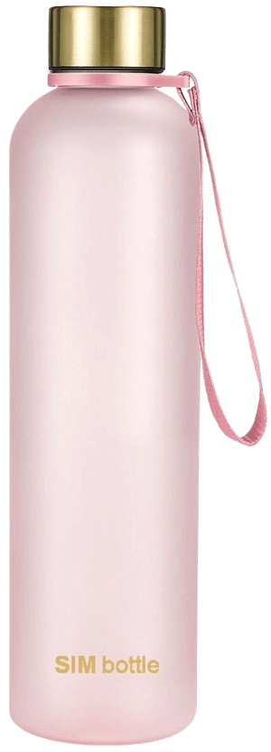 Levně SIM bottle Tritanová láhev 1000 ml - růžová