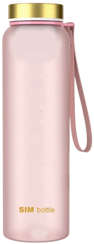 Levně Sim bottle Tritanová láhev 1200 ml - růžová