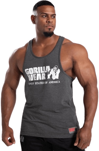 Gorilla Wear Pánské tílko Classic Dark gray - S