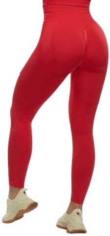 Levně Booty BASIC ACTIVE CANDY RED leggings - L