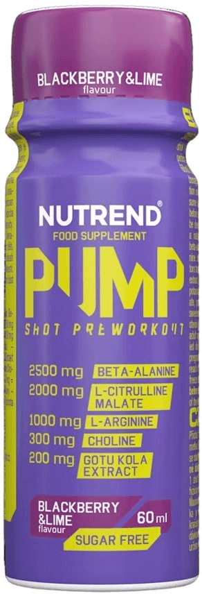 Nutrend Pump Shot 60 ml - ostružina/limetka