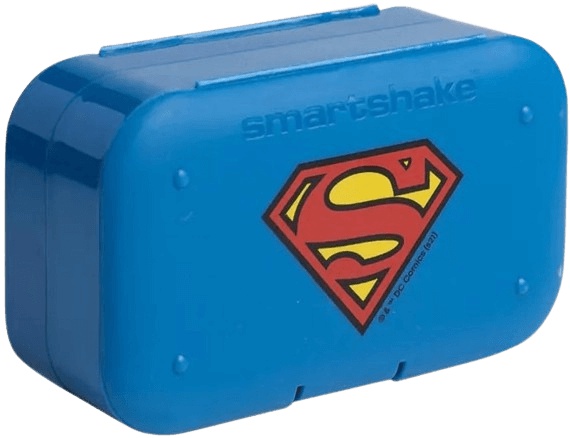 SmartShake Pill Box organizer DC 2 pack - Superman