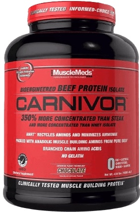 MuscleMeds Carnivor Beef Protein 1898,4 g - čokoláda