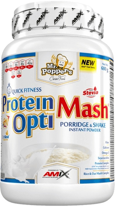 Amix Nutrition Amix Mr.Poppers Protein OptiMash 600 g - čokoláda/káva