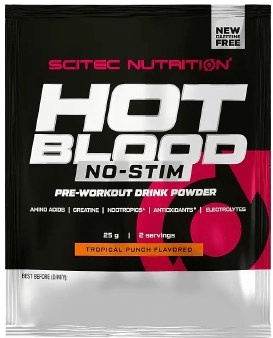 Scitec Nutrition Scitec Hot Blood NO-STIM 25 g - pomerančový džus