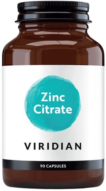Viridian Nutrition Viridian Zinc Citrate 90 kapslí
