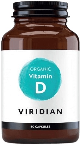 Viridian Nutrition Viridian Vitamín D 60 kapslí organic