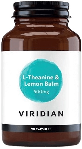 Viridian L-Theanine & Lemon Balm (L-Theanin s meduňkou) 30 kapslí