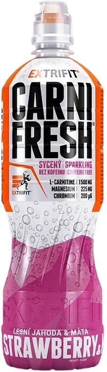Extrifit Carnifresh Sparkling Caffeine free 850 ml - lesní jahoda/máta