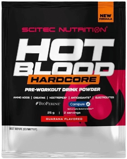 Scitec Nutrition Hot Blood HARDCORE, 25 g Příchuť: Pomerančový džus