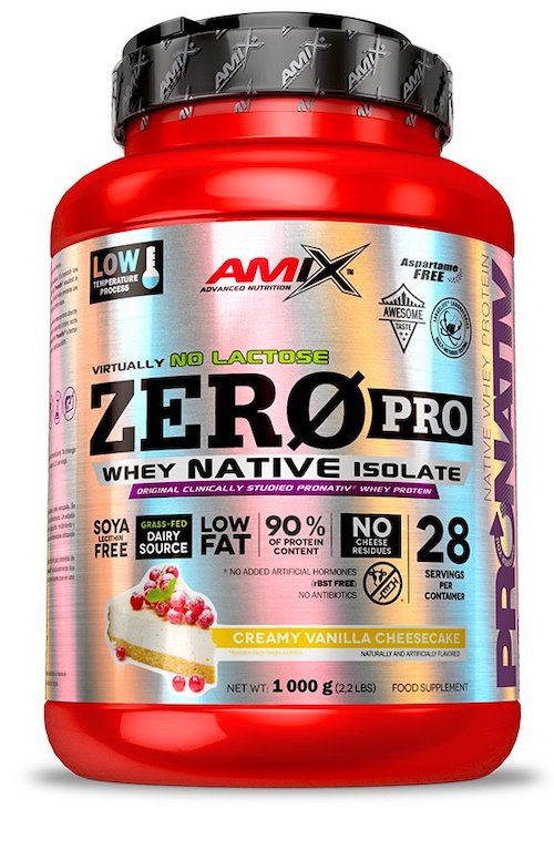 Amix Nutrition Amix ZeroPro protein 1000 g - Double White Chocolate PROŠLÉ DMT 4.2024