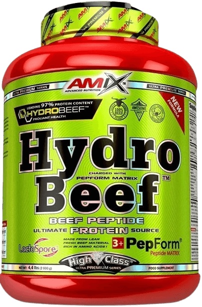 AMIX Hydro Beef, 2000 g Příchuť: Mocha/Čokoláda/Coffe