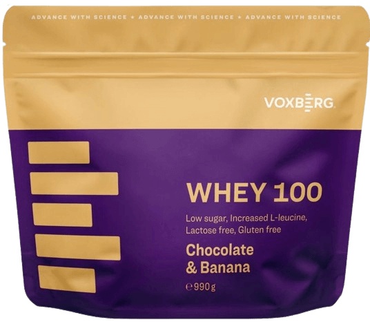 Voxberg Whey Protein 100 990 g - čokoláda/banán