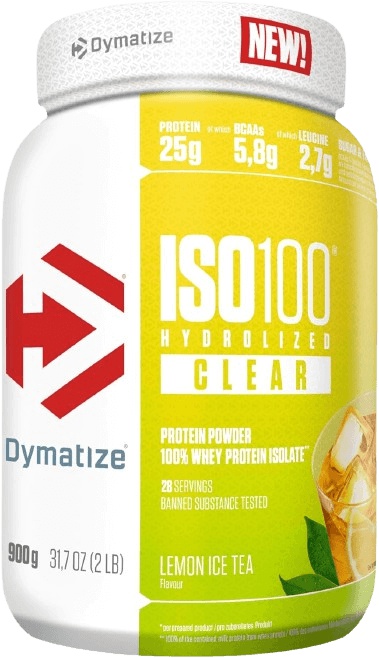 Dymatize Iso 100 Clear 900 g - citronový ledový čaj