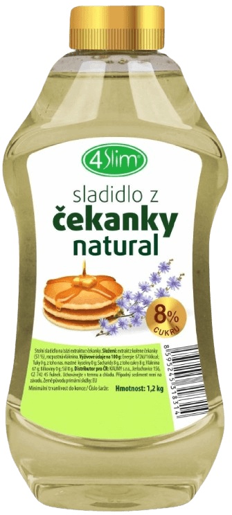 4Slim Sladidlo z čekanky natural - 1200 g