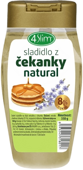 4Slim Sladidlo z čekanky natural - 350 g
