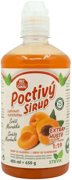 CUKRSTOP CUKR STOP sirup 650g - Svěží meruňka