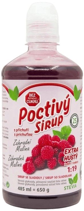 CUKRSTOP CUKR STOP sirup 650g - Zahradní malina