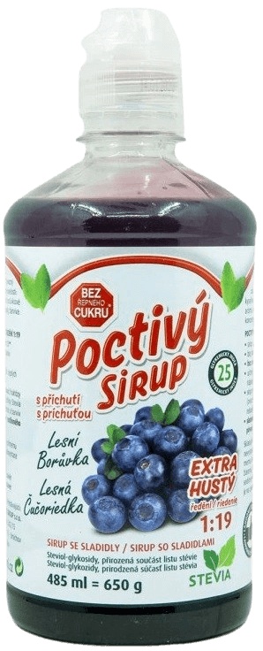 CUKRSTOP CUKR STOP sirup 650g - Lesní Borůvka