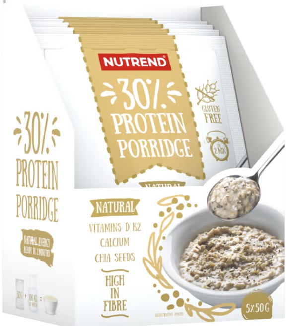 NUTREND Protein Porridge, 5x 50 g natural