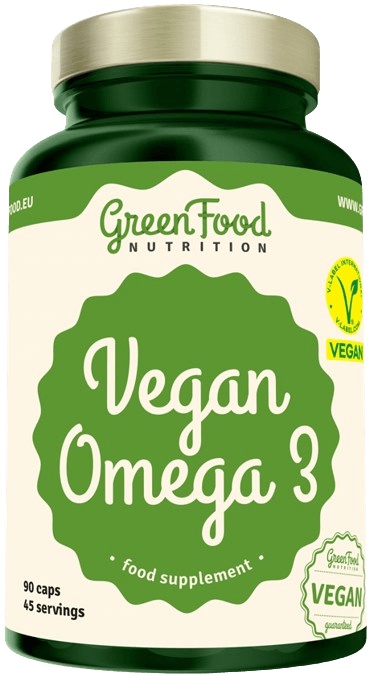 GreenFood Vegan Omega 3 90 kapslí