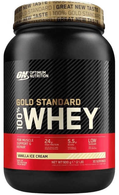 Optimum Nutrition 100% Whey Gold Standard 900 g - francouzská vanilka