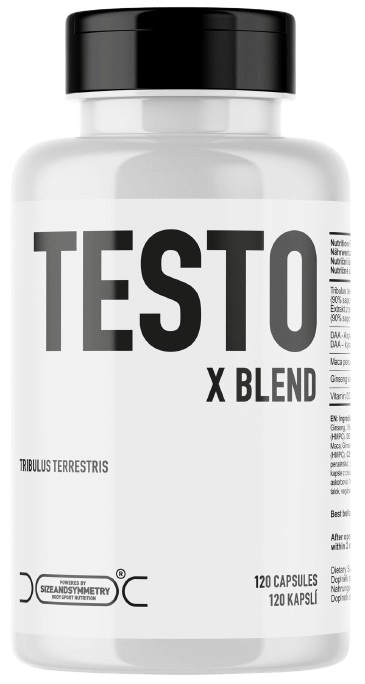 SizeAndSymmetry Tribulus Testo X-Blend 120 kapslí