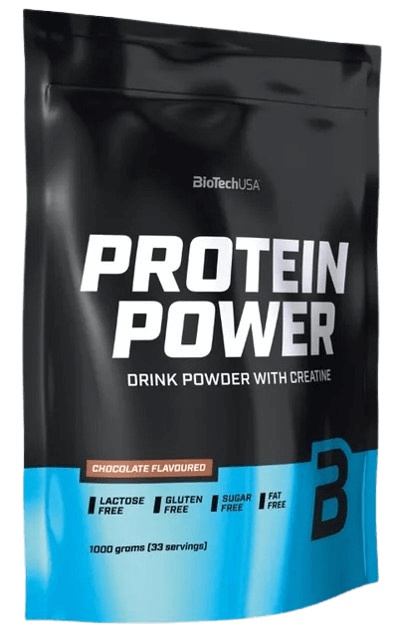 BiotechUSA Protein Power 1000 g - jahoda/banán