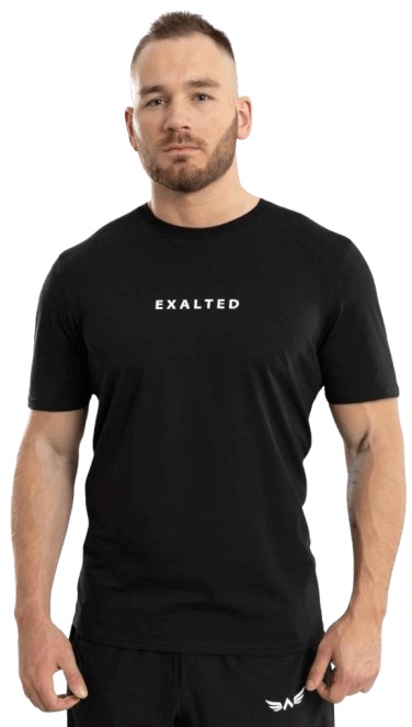 Exalted Pánské ESSENTIAL tričko černá - XL