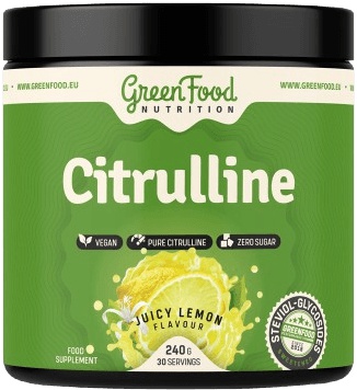 GreenFood Citrulline 240 g - citron