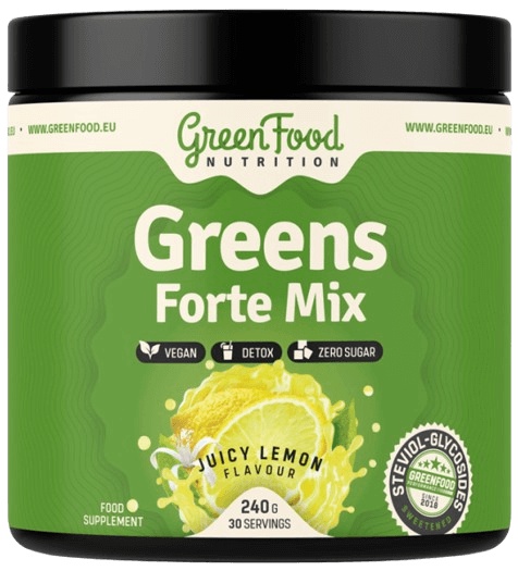 GreenFood Greens Forte Mix 240 g - jablko