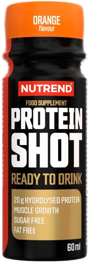 NUTREND Protein Shot, 1x 60 ml pomeranč