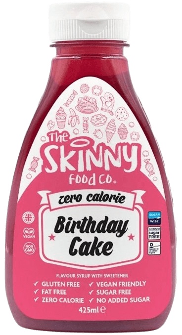 The Skinny Food Co Zero Calorie Syrup 425ml - Birthday Cake