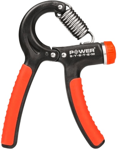 Power System Posilovač zápěstí POWER HAND GRIP - černá/červená