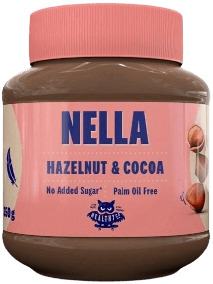 HealthyCo Nella, 350 g Příchuť: Lískový oříšek/Tmavá čokoláda
