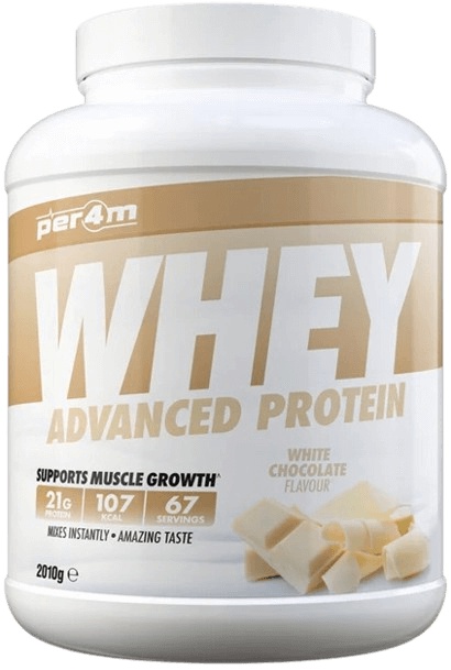Per4m Whey Protein 2010 g - bílá čokoláda